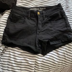American Eagle Black Jean shorts. NWOT.